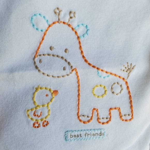 Other - Newborn t-shirt white short sleeve w animals